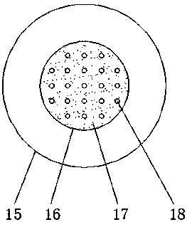 Textile size mixing device with self-cleaning function