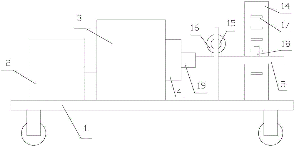 Heating device capable of adjusting temperature conveniently