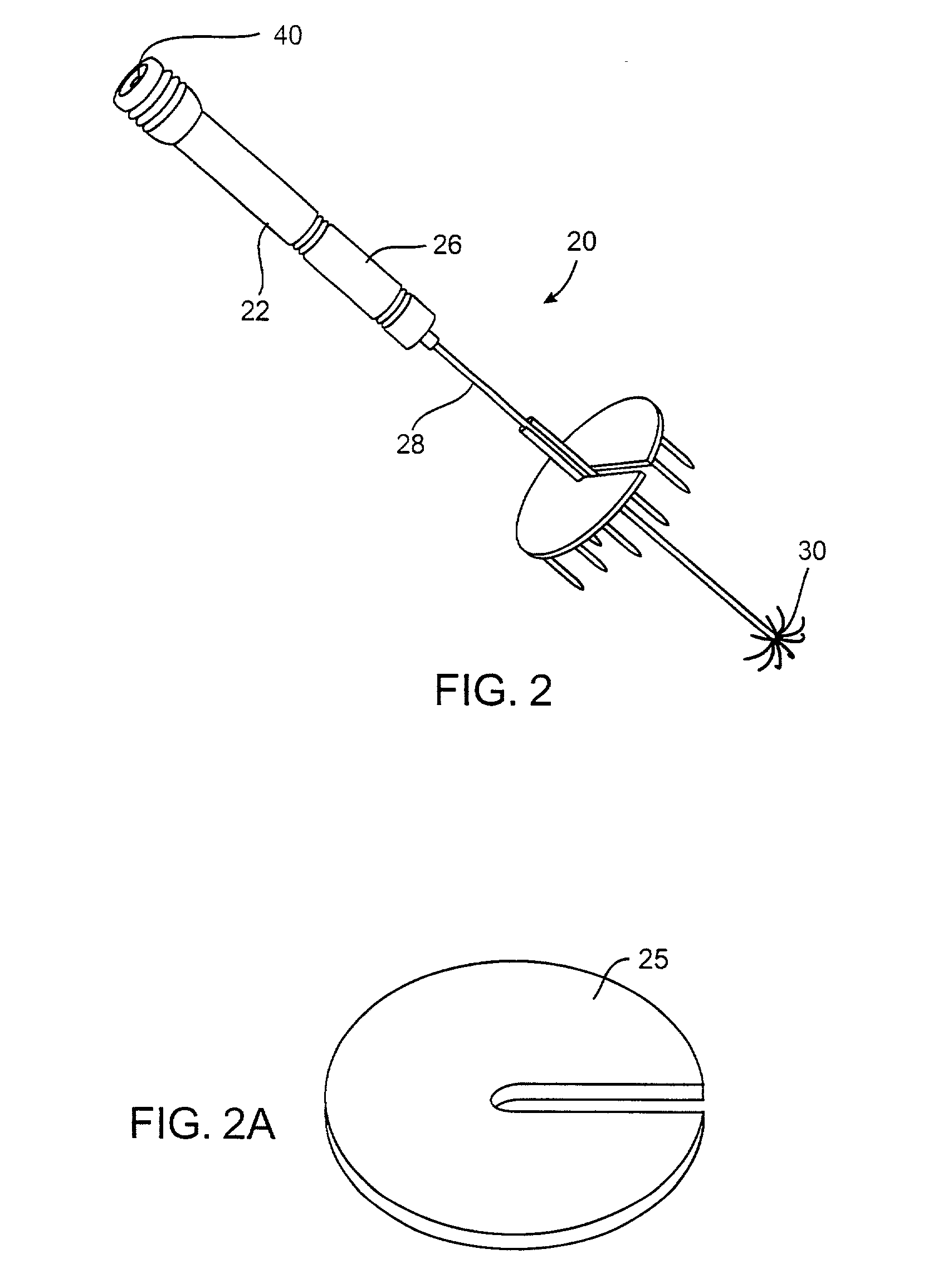 Apparatus and method for treating tumors near the surface of an organ