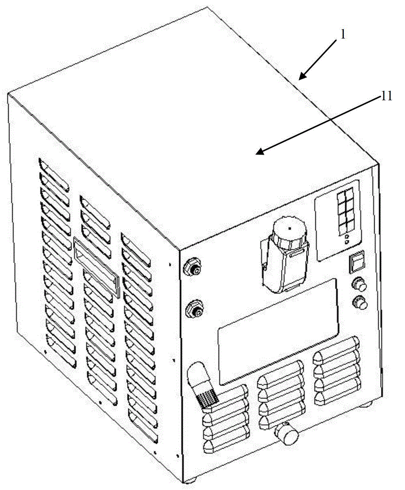 Portable double-pump circulating water cooling system and cooling method