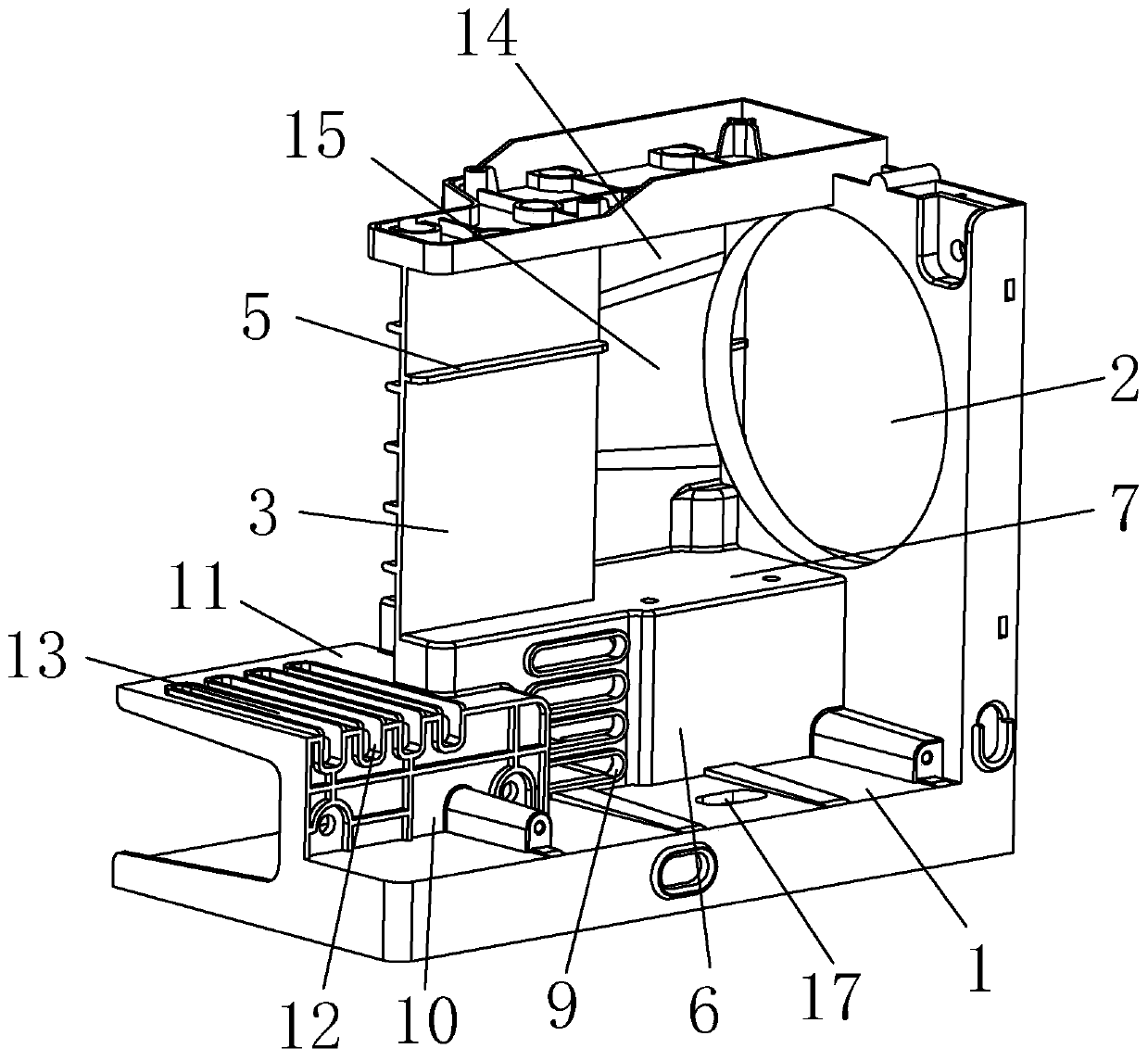 Machine core support