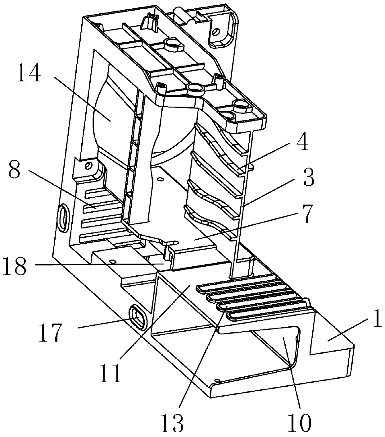 Machine core support