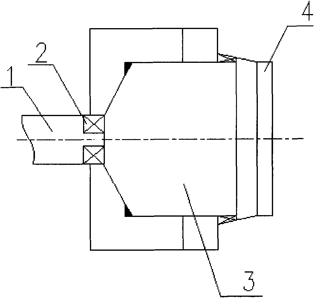 Powdered-coal burner and rotary cement kiln using same