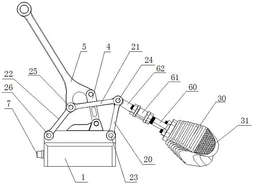 Permanent magnetism positioning emergency plugging device based on pressure vessel fillet weld leakage