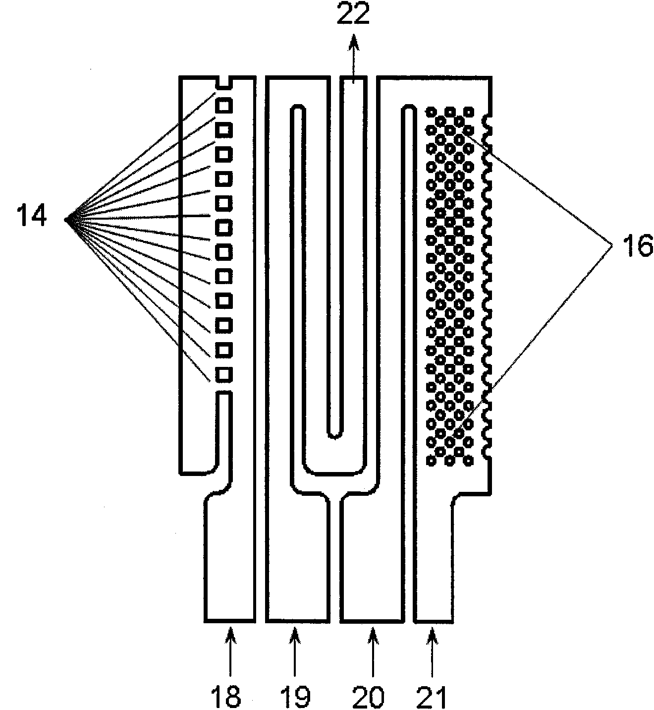 Gas turbine cooling blade with crown