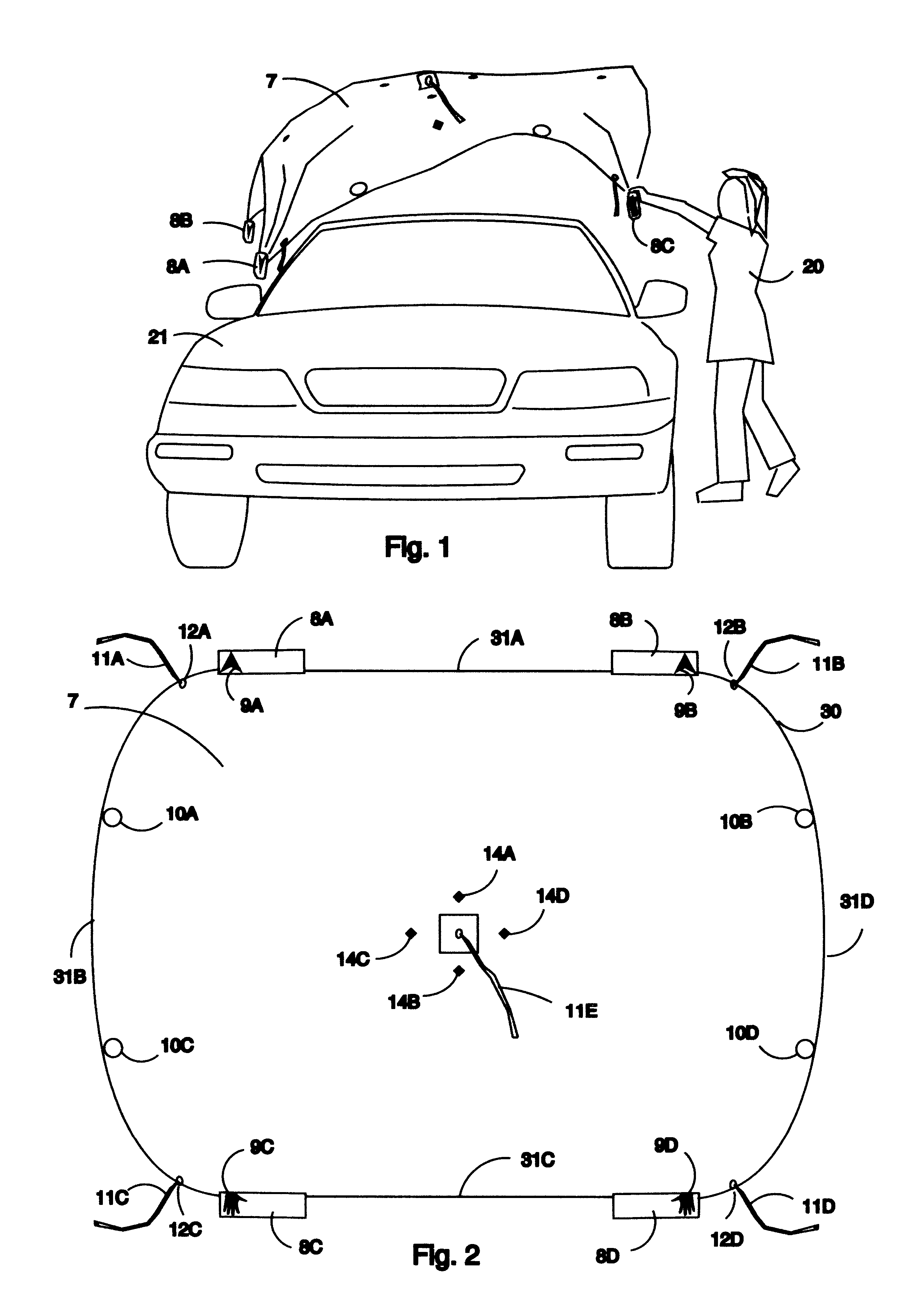 Ballistically deployed vehicle and utility covers