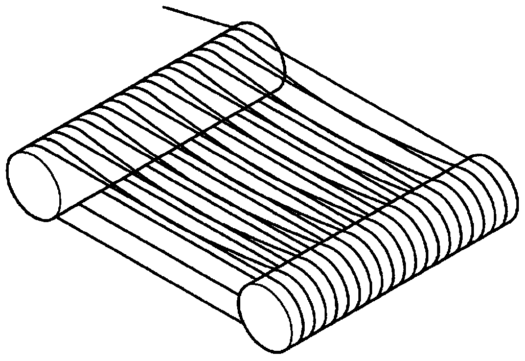 Roller for conveying hollow thread-like object, manufacturing method of hollow thread-like object, manufacturing method and manufacturing apparatus of hollow fiber membrane sheet