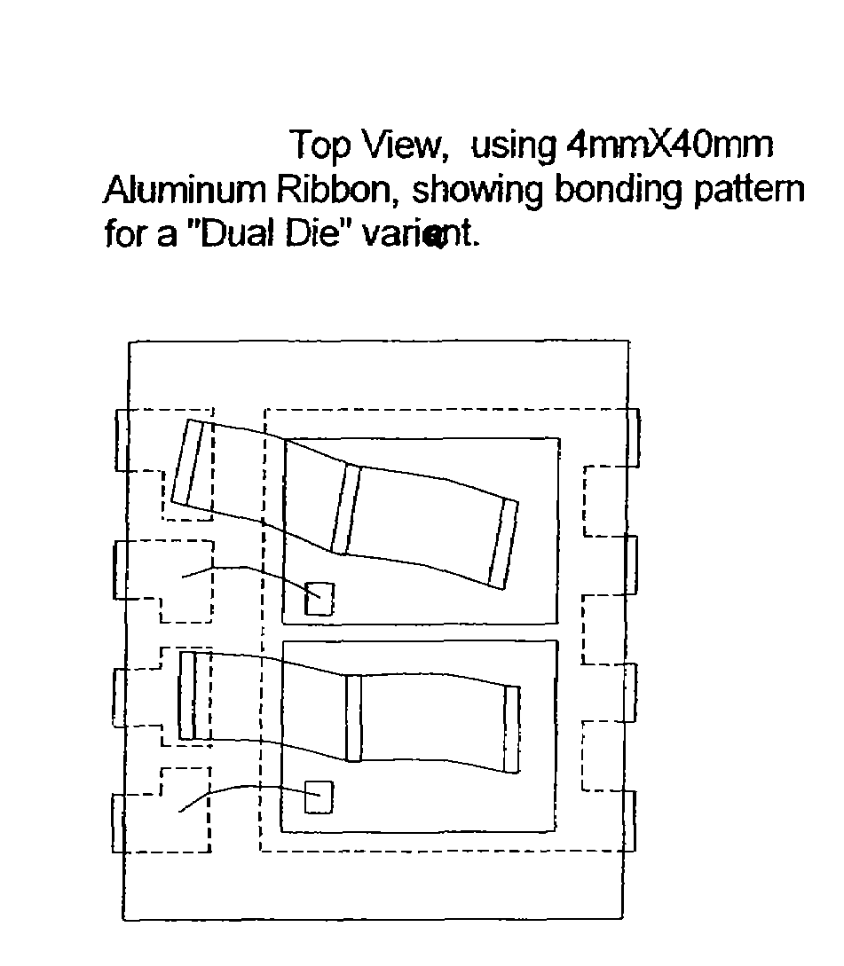 Package designs for vertical conduction die