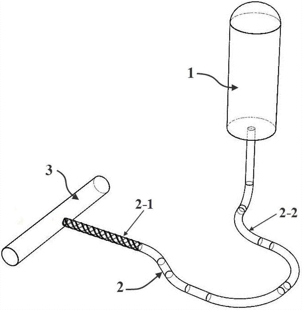 Surge wave pipe structure of nuclear power station voltage stabilizer