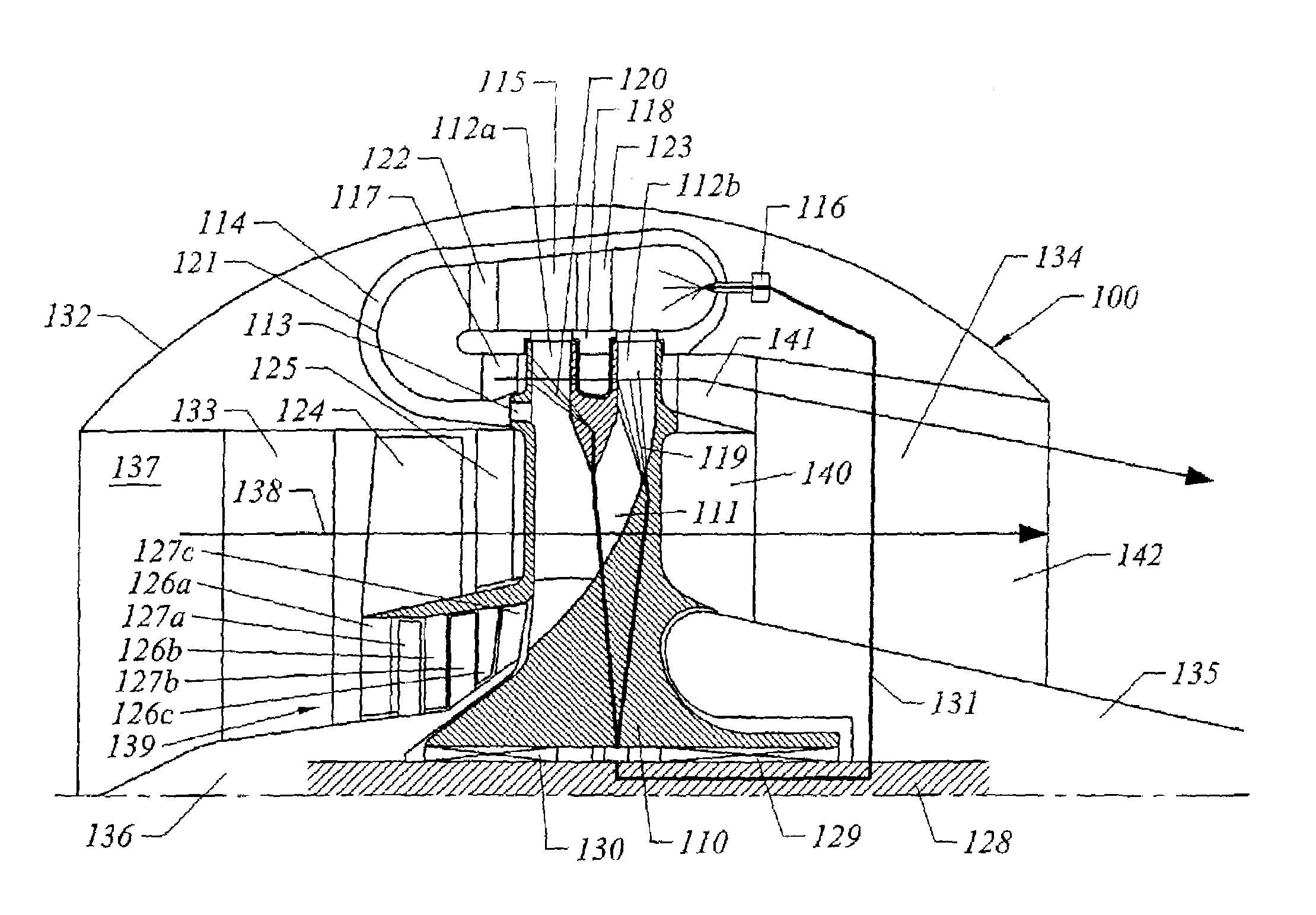 Integrated bypass turbojet engines for air craft and other vehicles