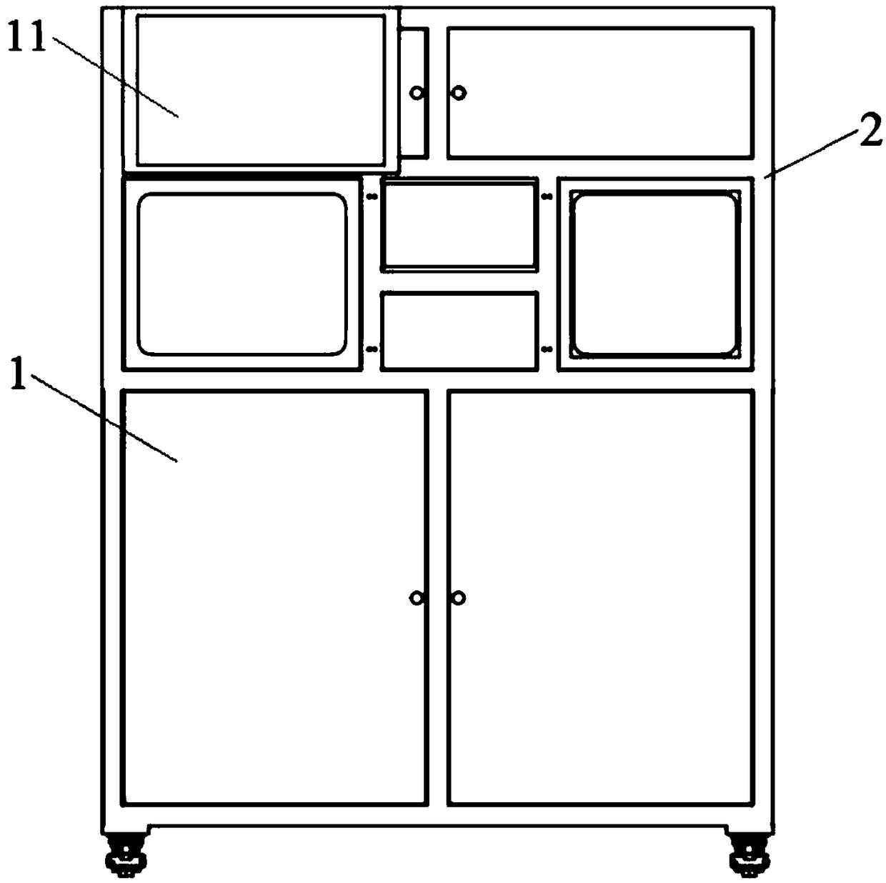 Commercial film sticking machine and pay film sticking method based on same