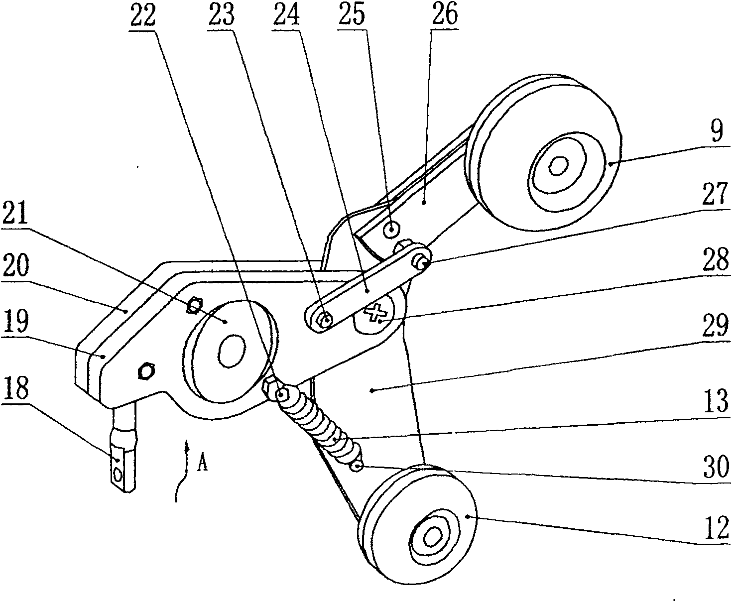 Massage chair shoulder back kneading mechanism