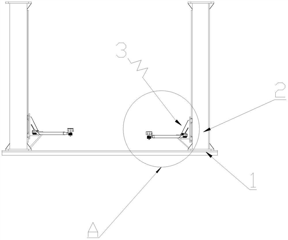 Lifting machine for car maintenance