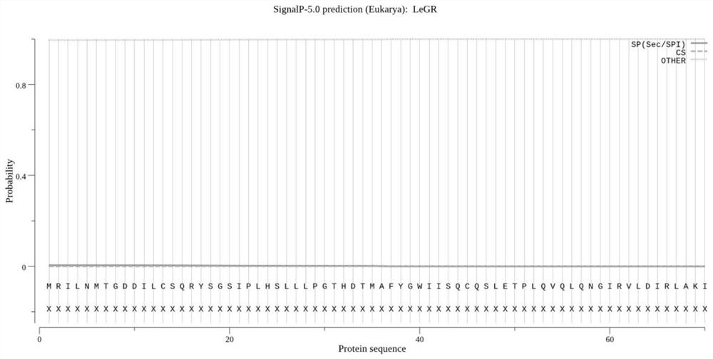 Application of glutathione reductase legr from Lentinus edodes in improving microbial resistance to temperature stress