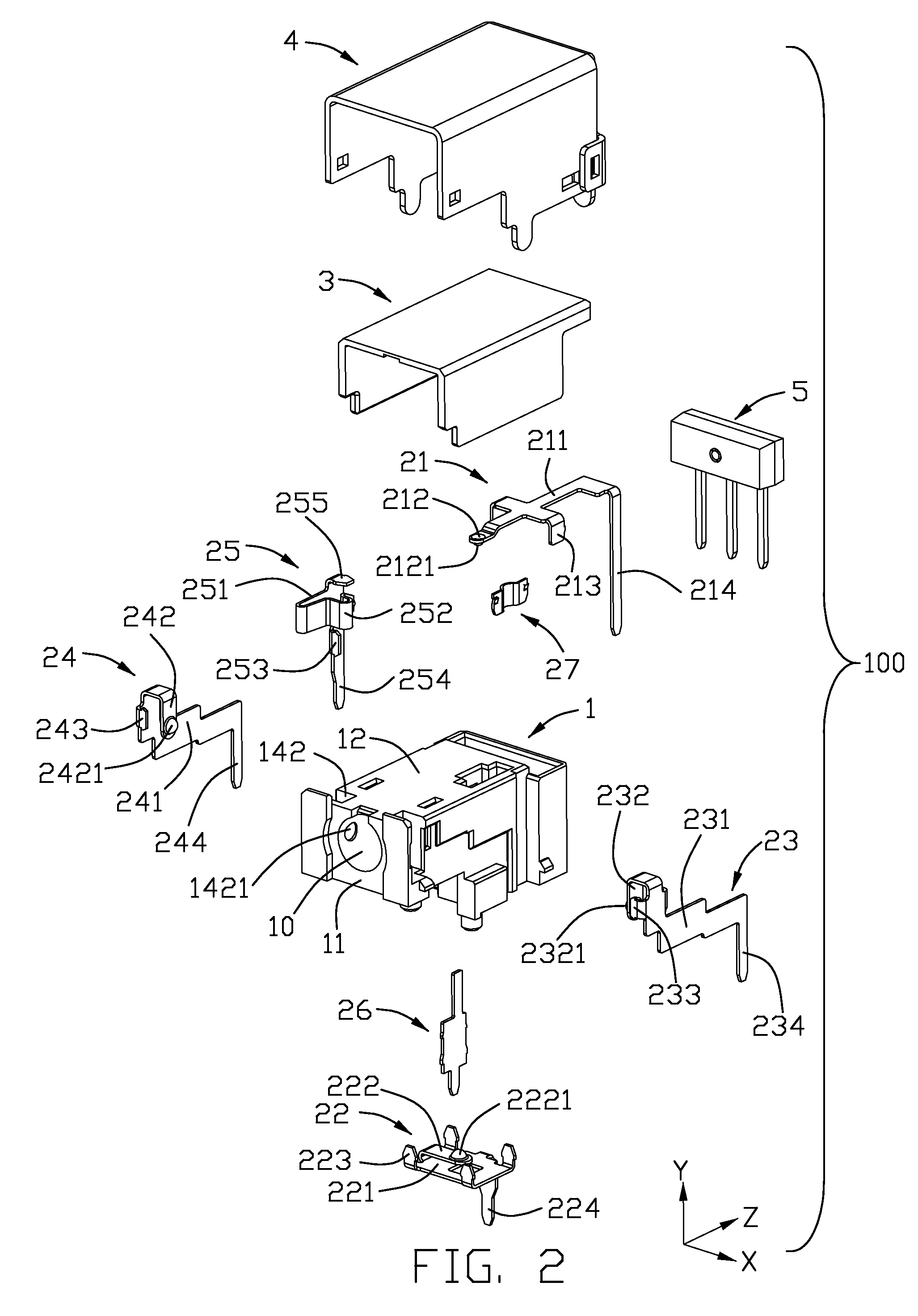 Electrical connector with improved housing