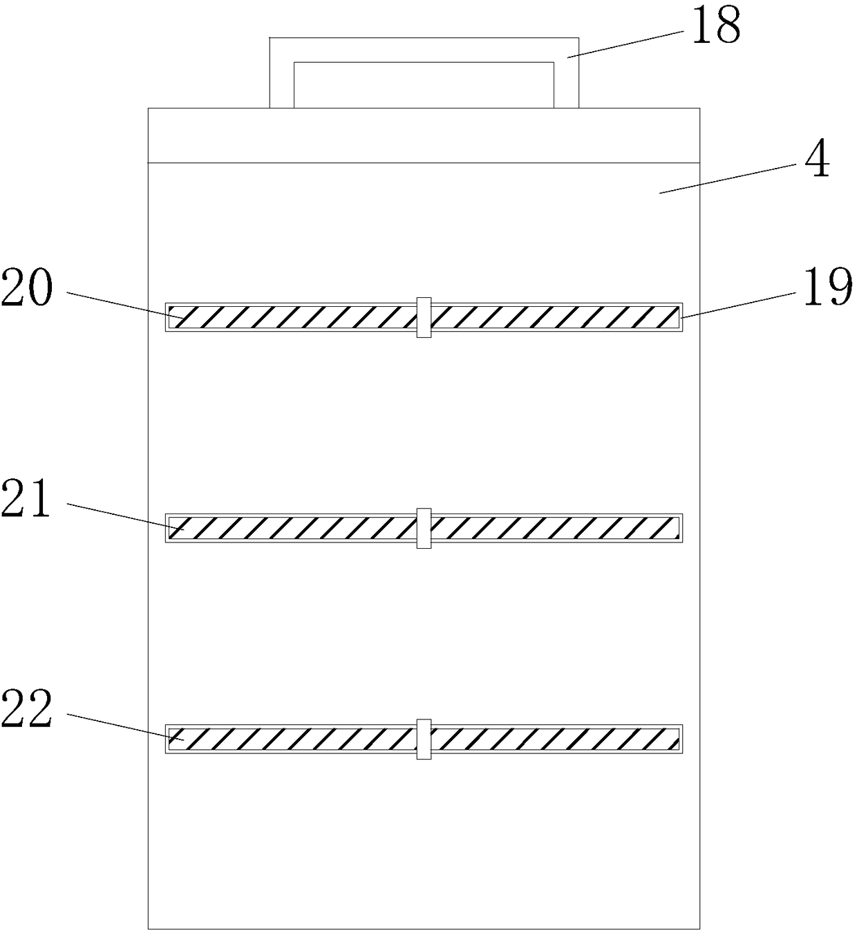 Feather scalding machine convenient for classification scalding of domestic poultry