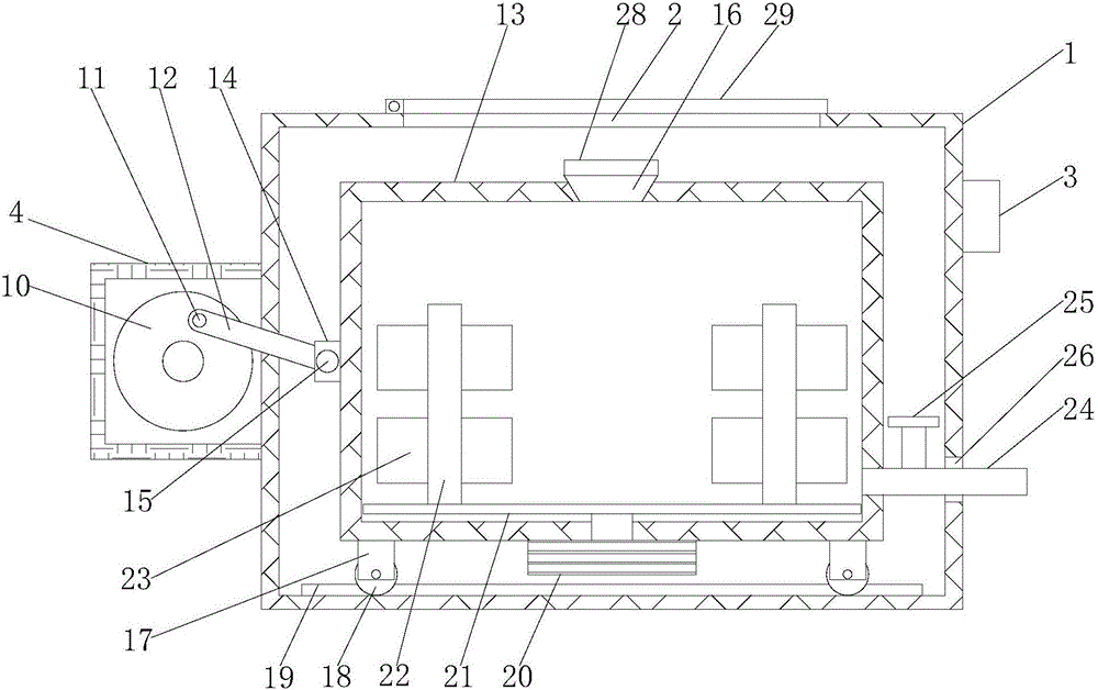 Mixing device for graphite production