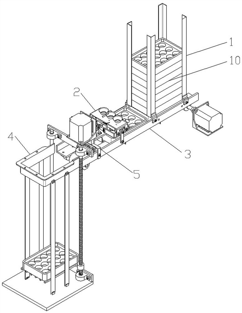 Boxing device suitable for strawberry picking machine and picking machine