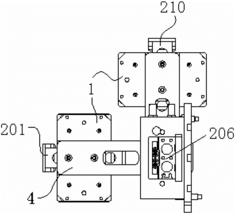 Rotary material taking device