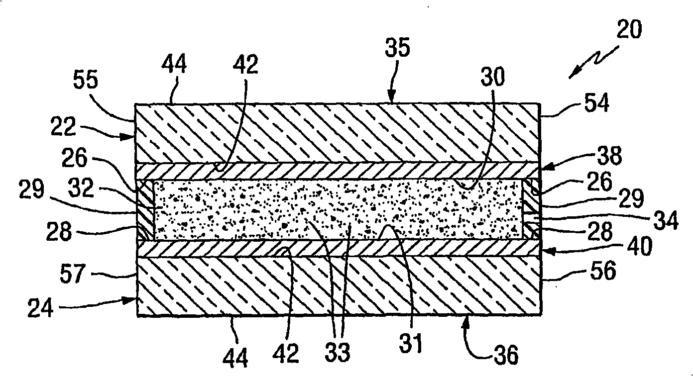 Transparent electrode for an electrochromic switchable cell