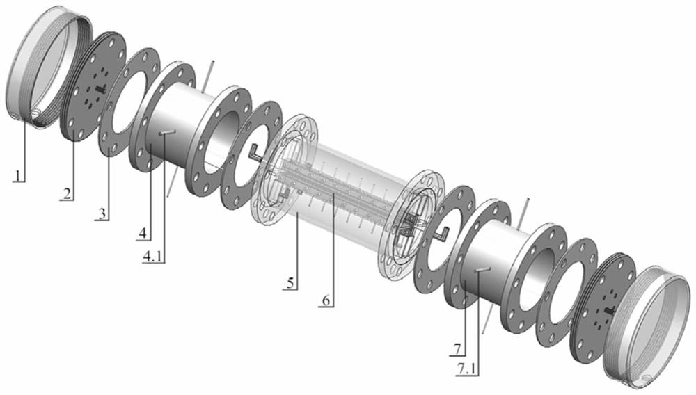 A visual experimental device for supercritical pressure fluid flow and heat transfer under the condition of equal heat flow heating