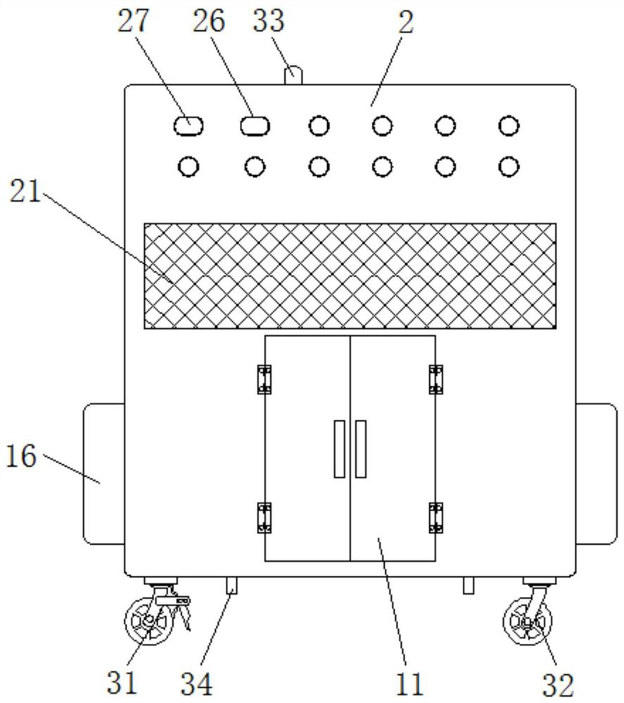 A gynecological microwave therapeutic apparatus for alleviating pain of patients