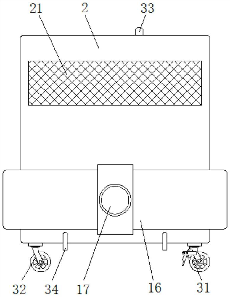 A gynecological microwave therapeutic apparatus for alleviating pain of patients