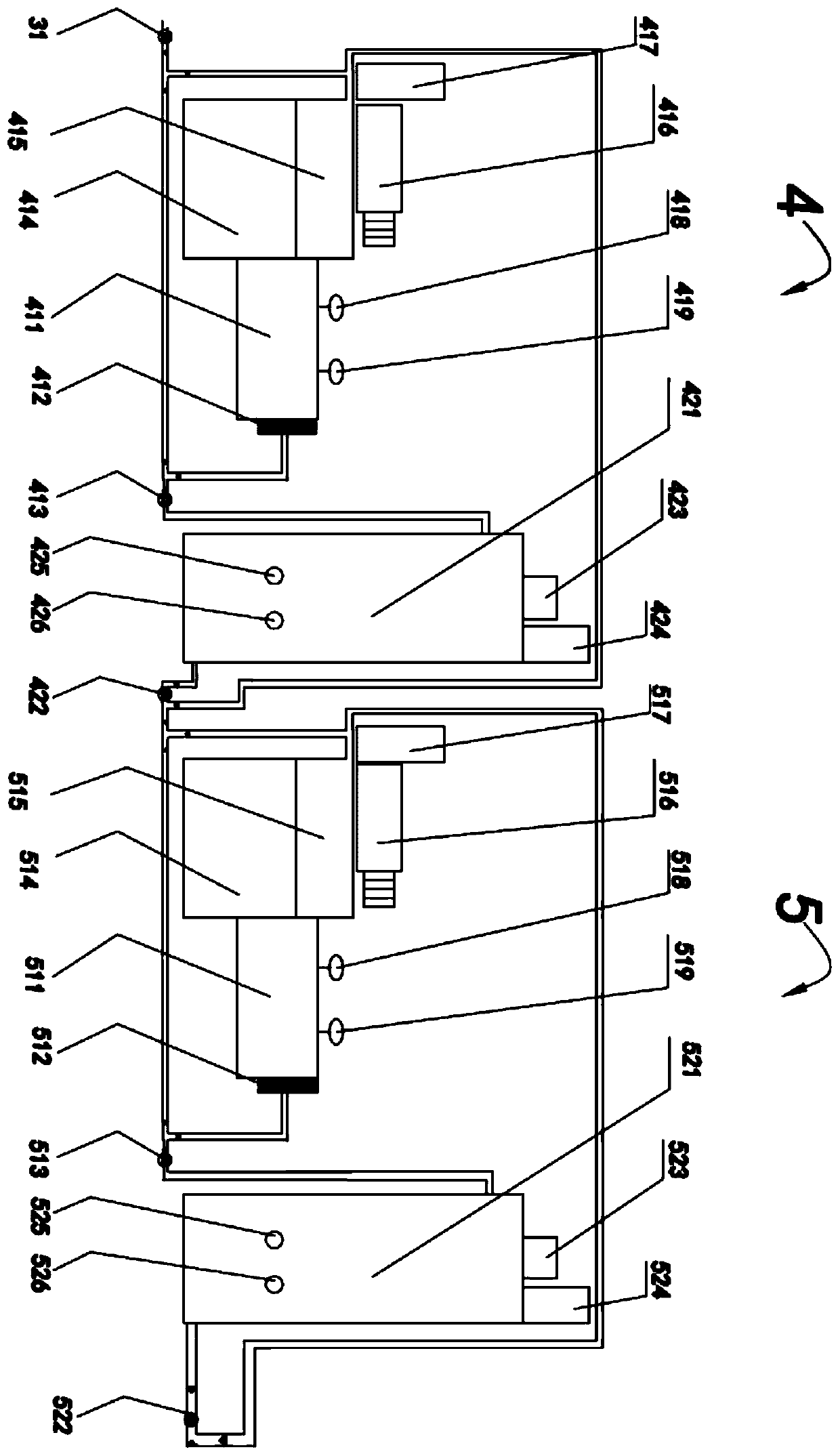 Graphene-metal modified nano heavy anti-corrosion coating as well as preparation method and preparation system thereof