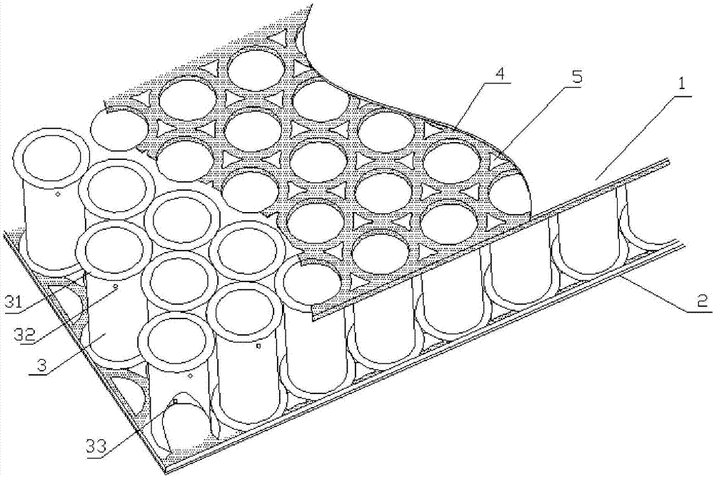 Flanged core material