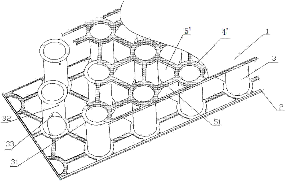 Flanged core material