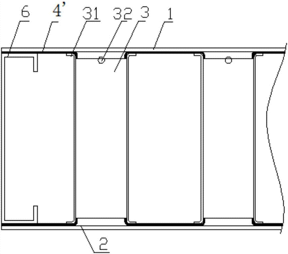 Flanged core material