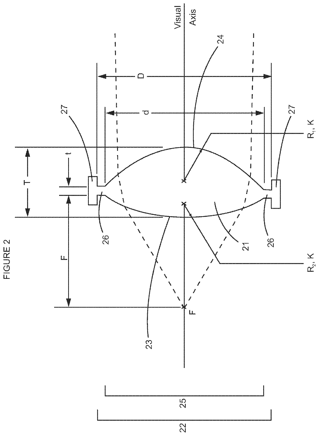 Molded ophthalmic contact lens