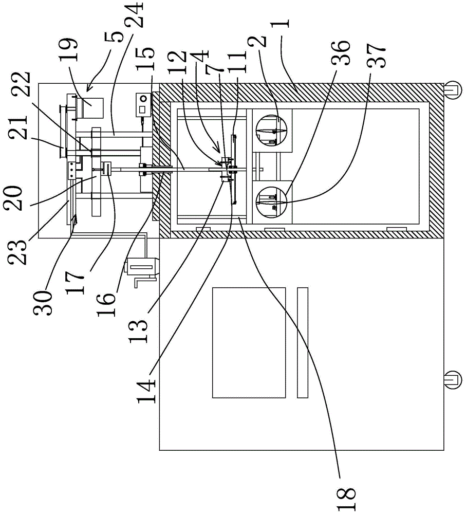 High/low-temperature durable double-door testing machine for measuring automotive water cut long-term compressive load