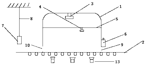 Automobile spare and accessory part baking assembly line