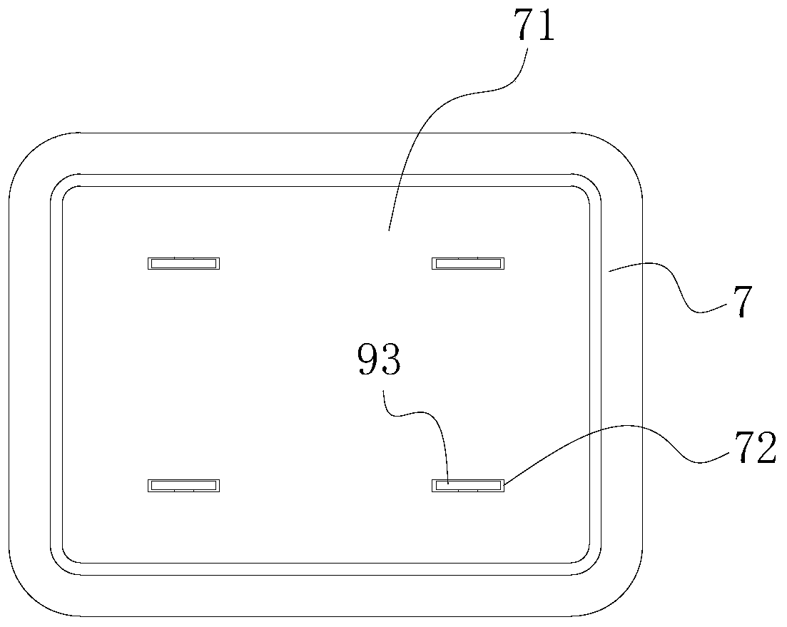 New energy automobile battery shell punch forming device