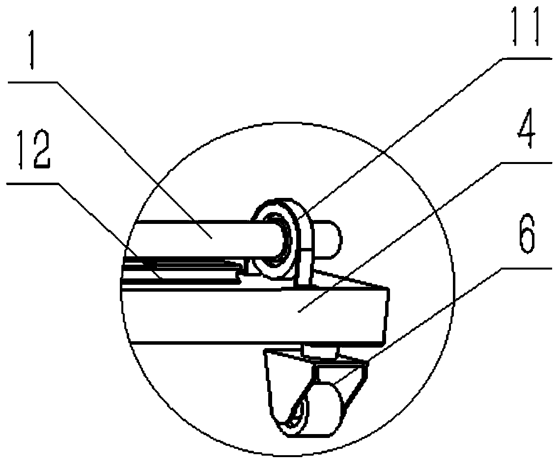 Portable photovoltaic bracket