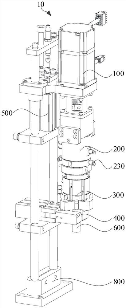 Screwing mechanism and control method thereof