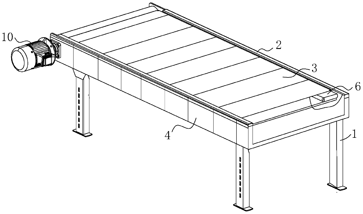 Shoemaking production line of panel-type frame