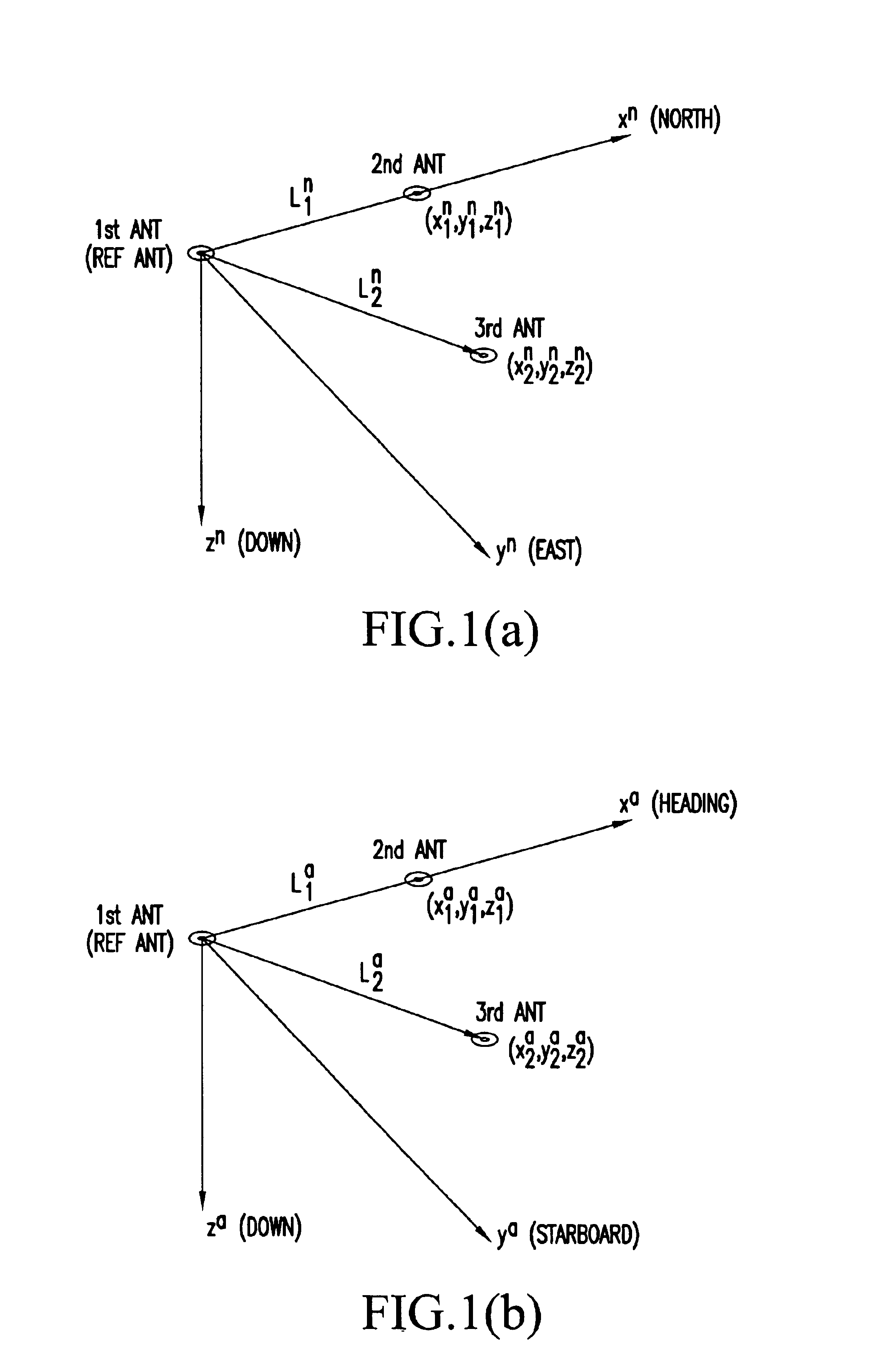 Attitude angle detecting apparatus