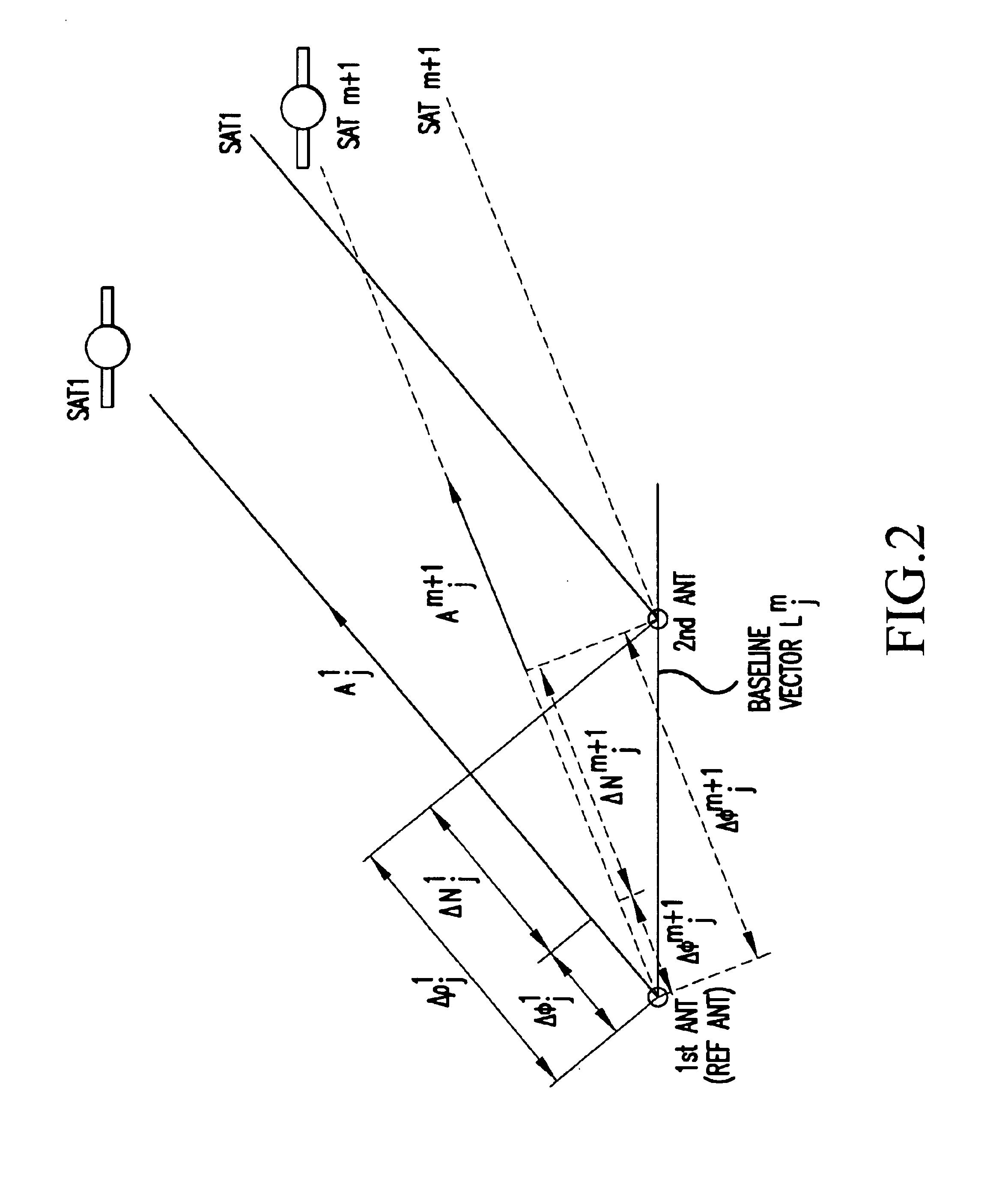 Attitude angle detecting apparatus