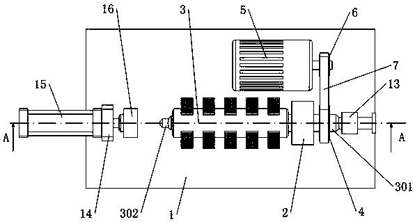 Workpiece burr polishing device capable of polishing plural workpieces simultaneously