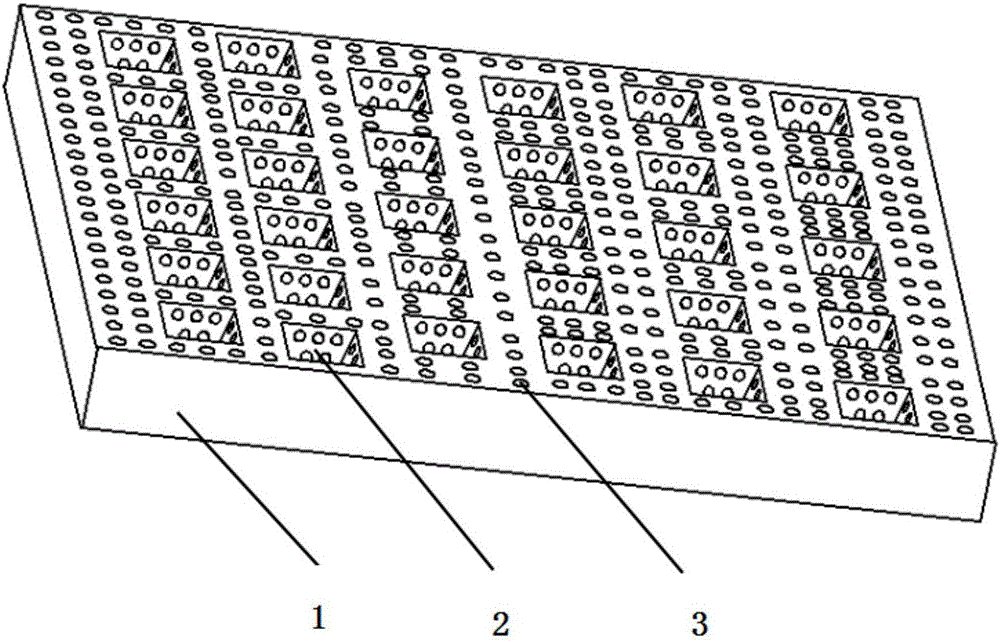 Double-layer heterostructure mold, its manufacturing method and application in micro nano material preparation