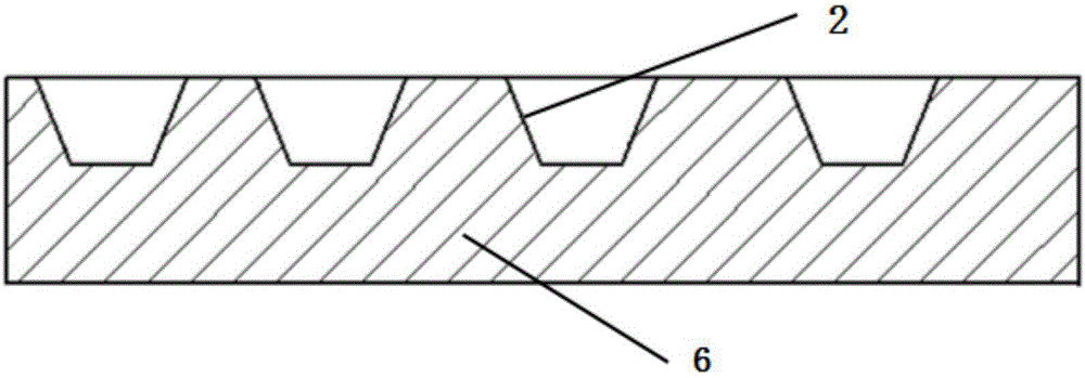 Double-layer heterostructure mold, its manufacturing method and application in micro nano material preparation