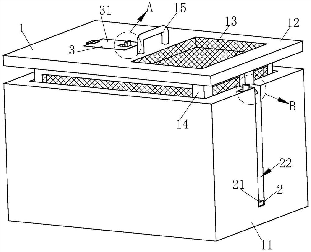 Breeding box for lobster breeding