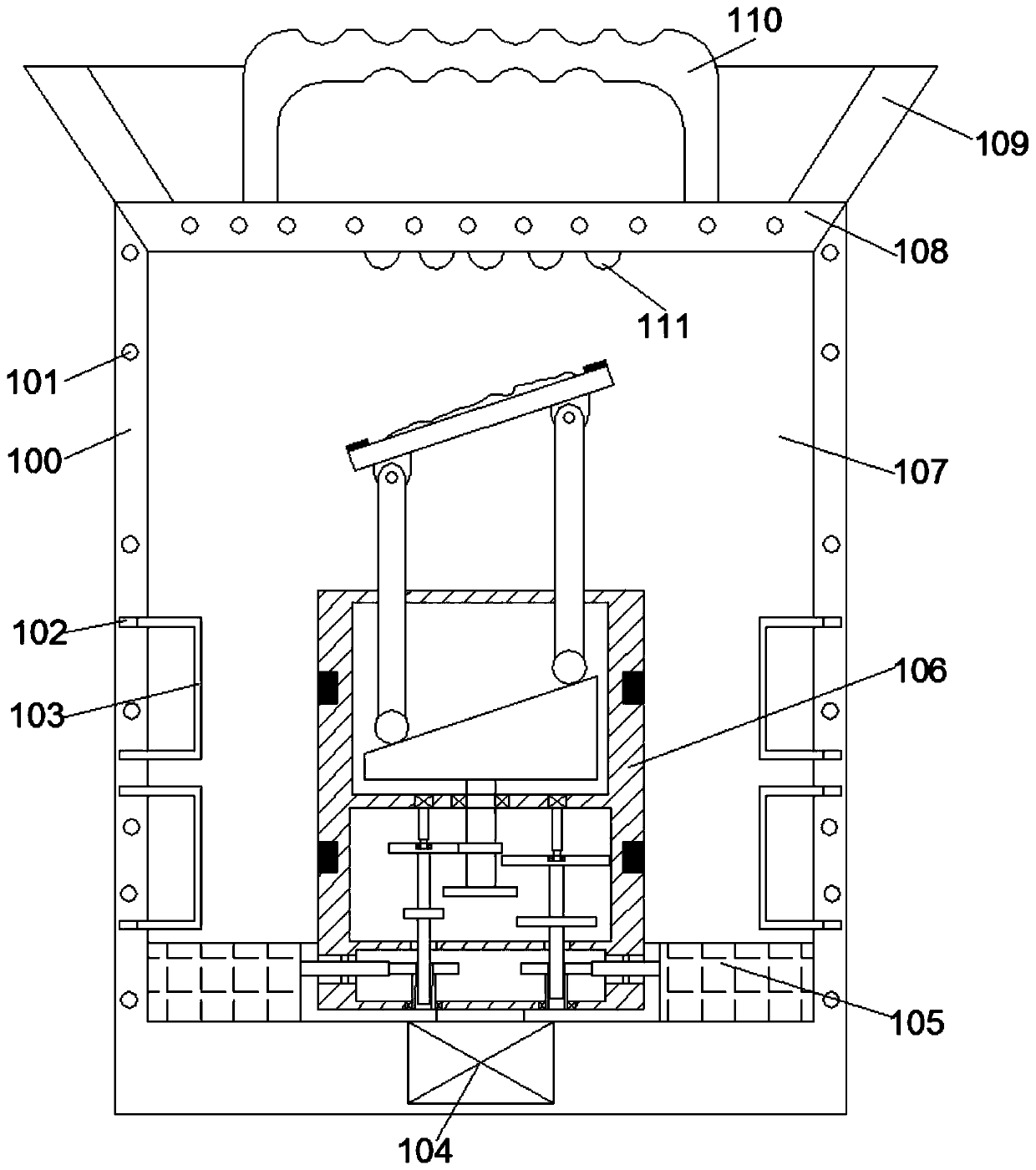 Conveniently rotating display rack for visual communication