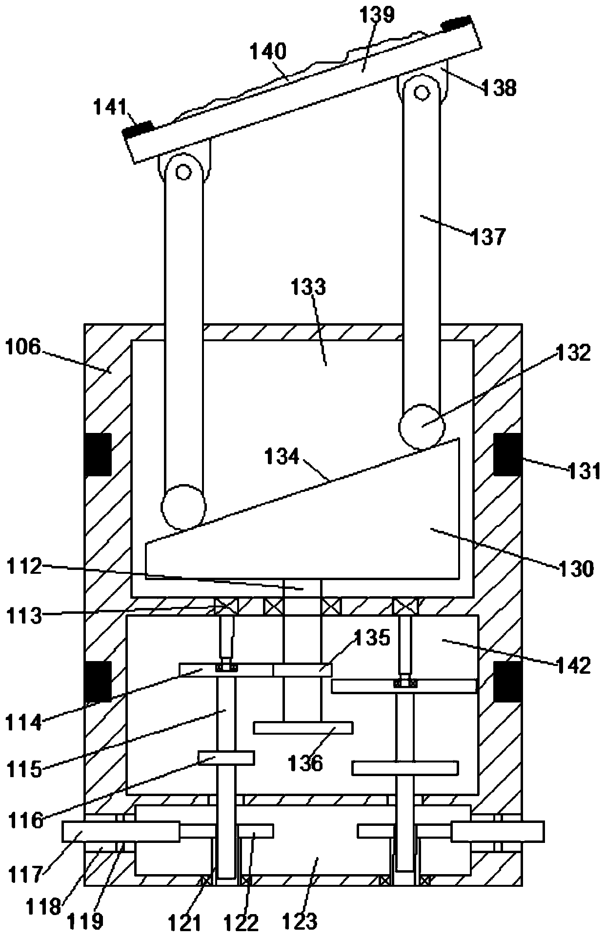 Conveniently rotating display rack for visual communication