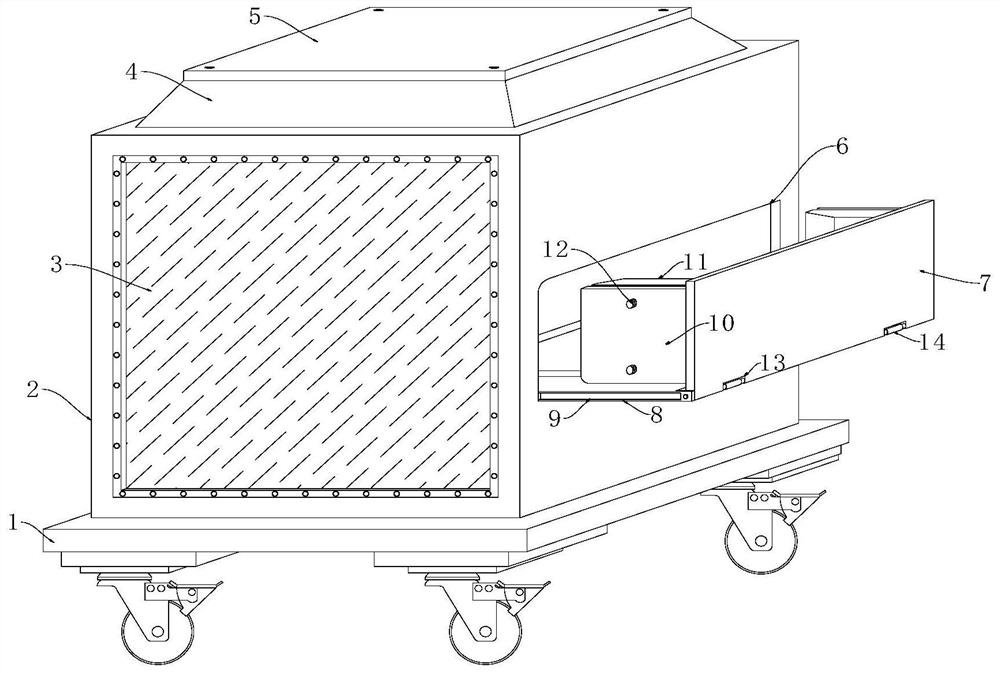 Totally-closed efficient laser marking machine