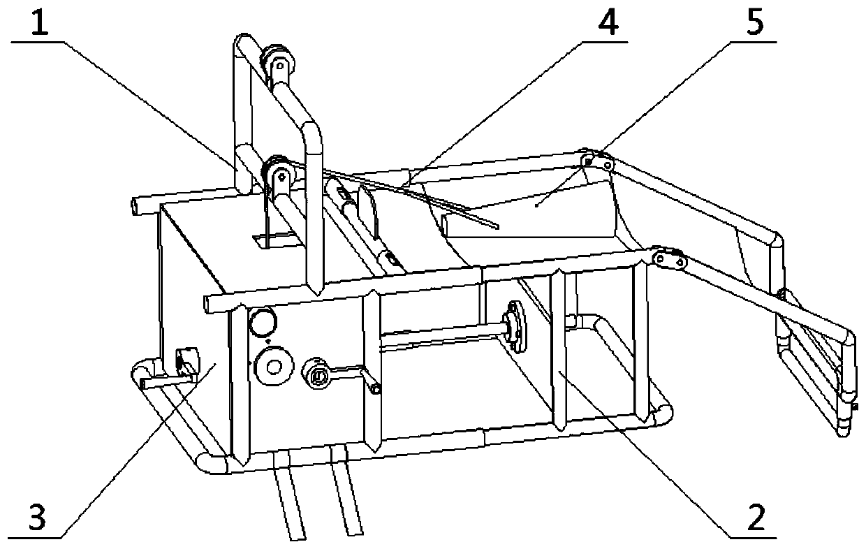 Portable traction frame self-carrying loading device