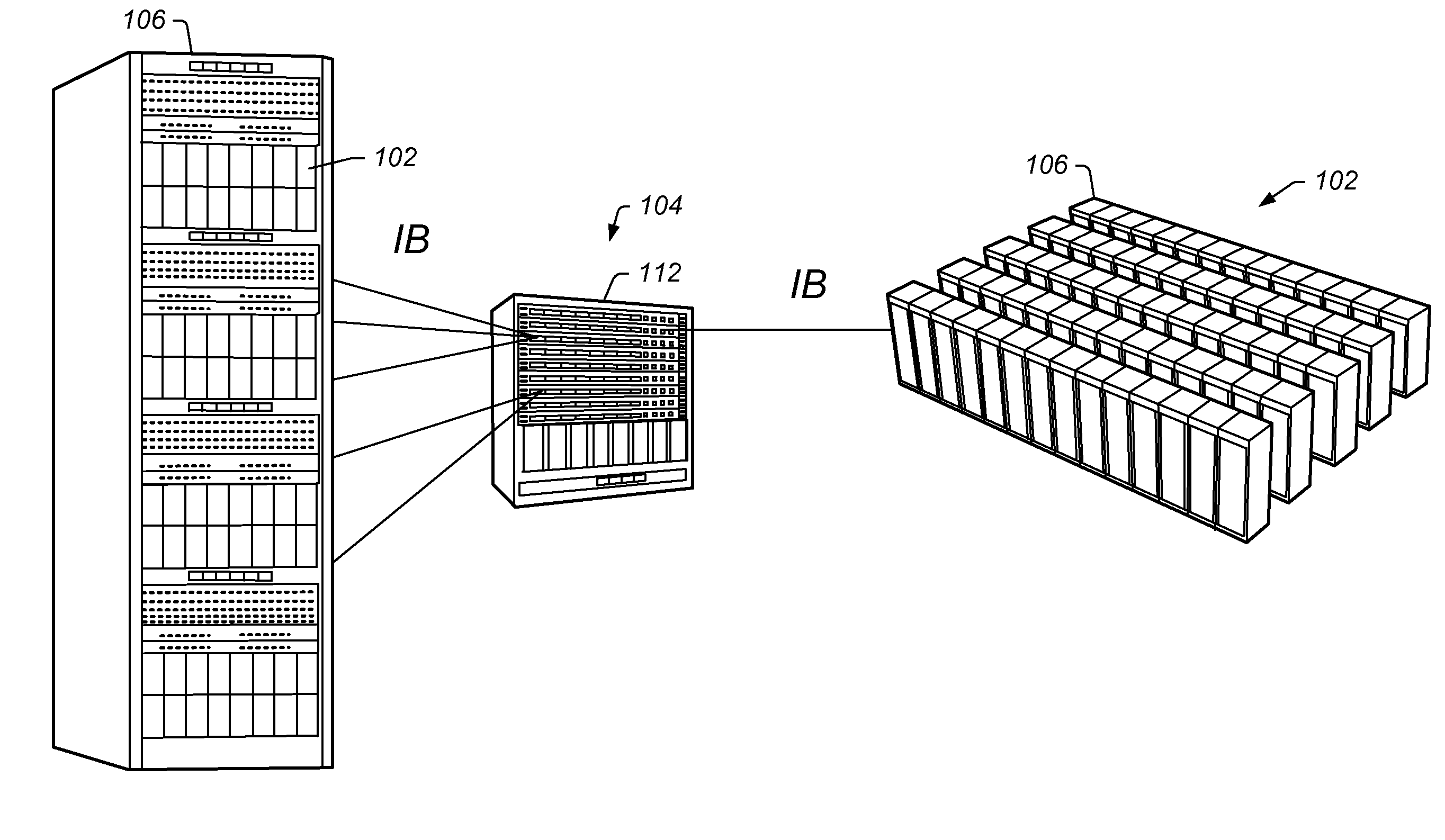 Scalable Interface for Connecting Multiple Computer Systems Which Performs Parallel MPI Header Matching