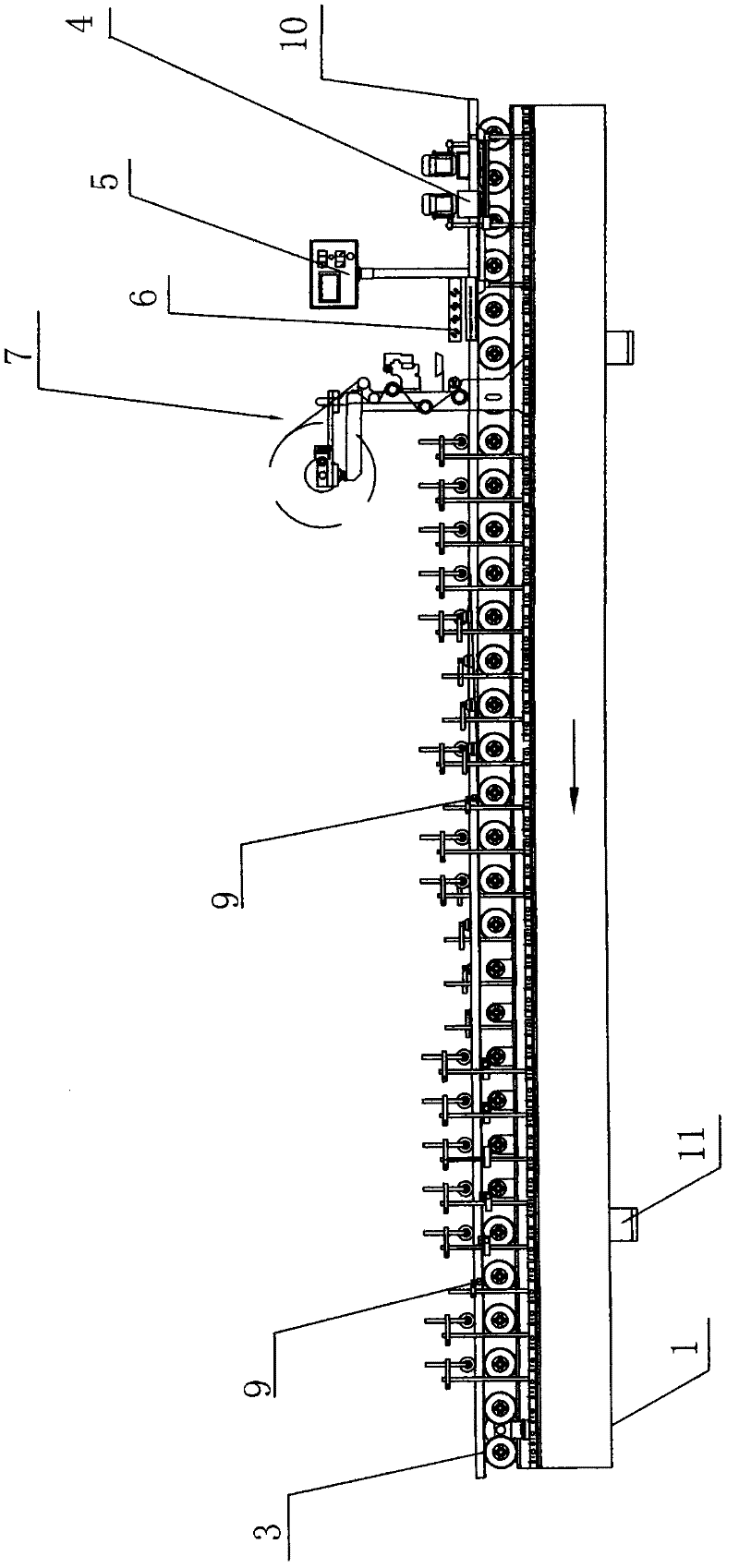 Processing method for square woodwork with coating as well as processing equipment thereof and product